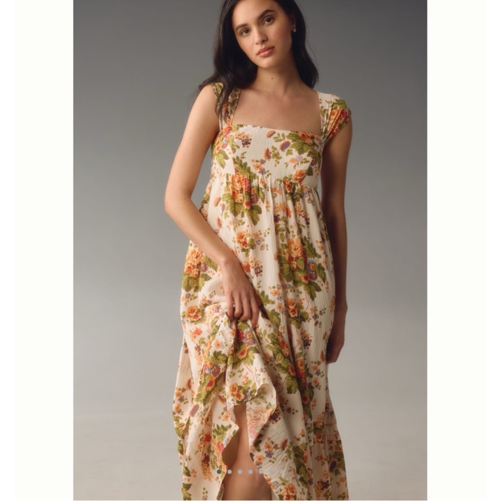 ❌Sold - Anthropologie Sleeveless Square-Neck Maxi Dress - Picture 2 of 14